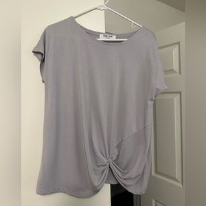 Grey double zero top